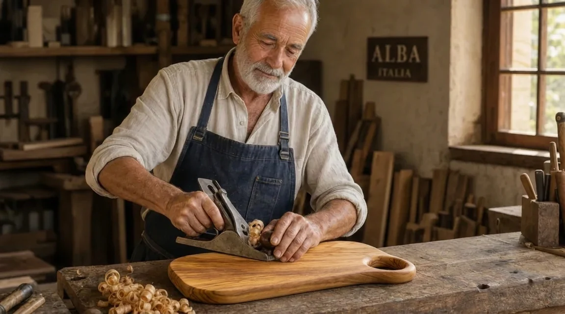 Alba Olive Wood Serving and Cutting Board